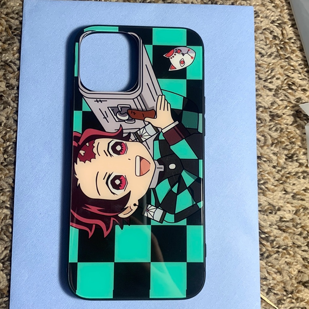 iPhone 12 max pro demon slayer phone case